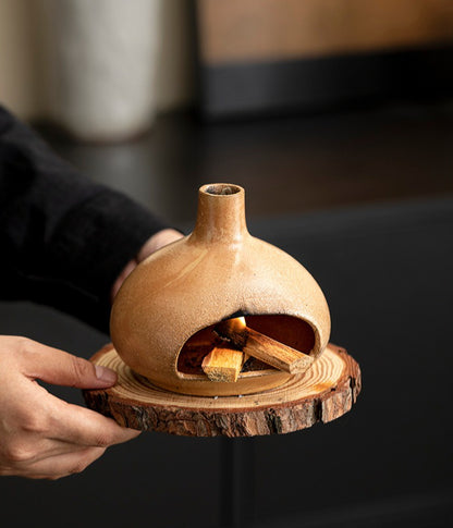 Gohobi Little Puff Ceramic Aromatherapy Fireplace Burner