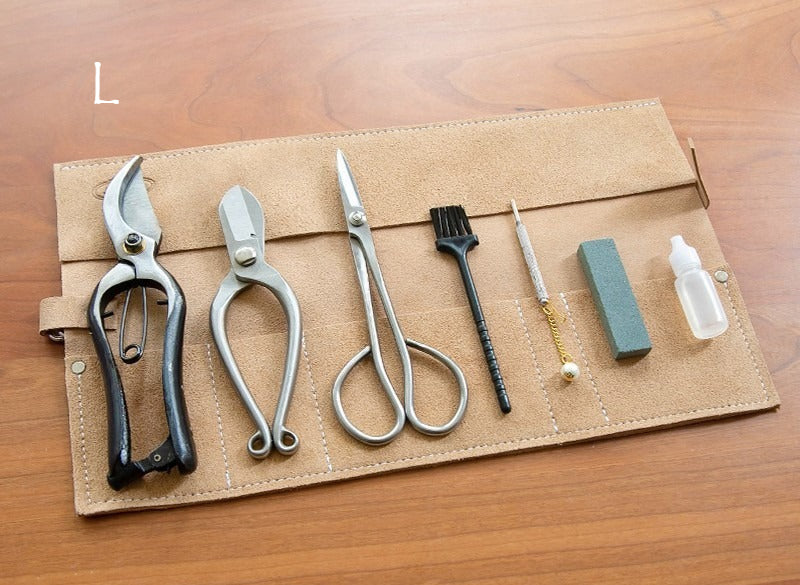 Gohobi Japanese Ikebana Florist Tool Kit – Flower Scissors, Water Injector & Tool Bag Set