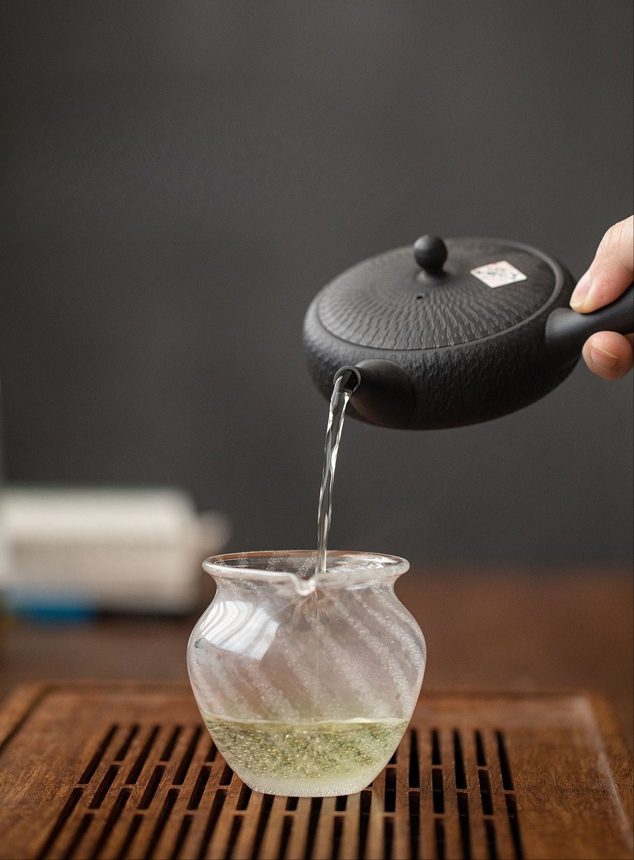 Gohobi Japanese Tokoraki Jade Glaze Side Handle Teapot – Retro Handmade Kyusu Tea Pot Coarse Pottery |Made in Japan