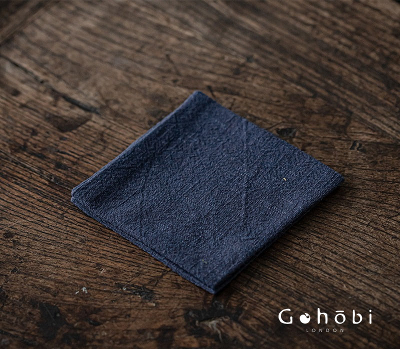 Gohobi Zen Ramie Tea Towel – Absorbent Tea Cloth for Gongfu Tea Table and Teapot