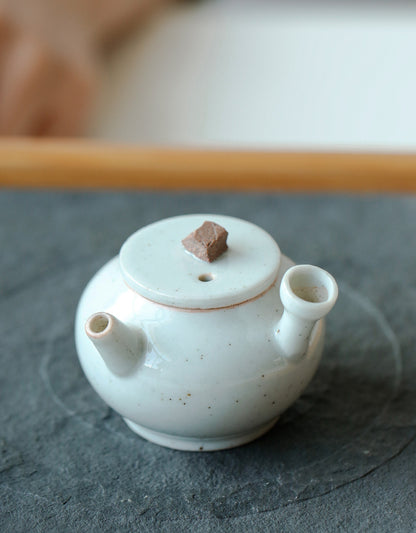 Gohobi Handmade Ceramic YiXing Clay Mini Teapot Ornament Tea pet