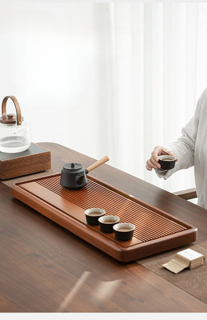 Gohobi Wooden Tea Ceremony Water Storage Tray