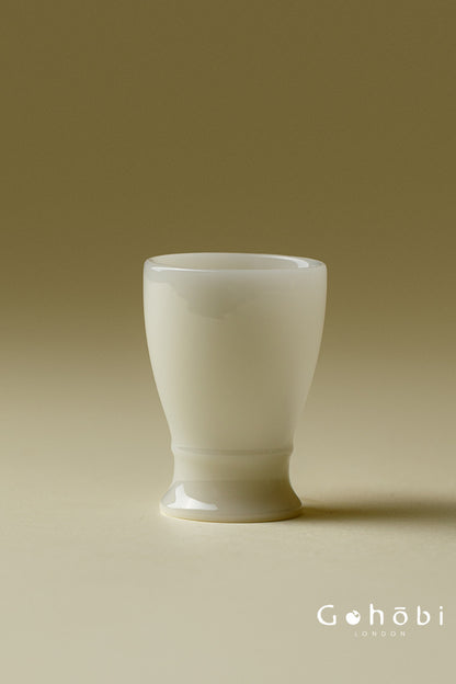 Gohobi Ice White Jade Porcelain Wine Set – Luxury Ceramic Sake Dispenser & Cups