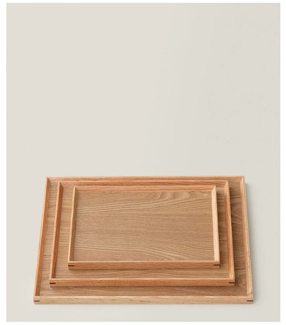 Gohobi Japanese-Style Solid Wood Serving Tray