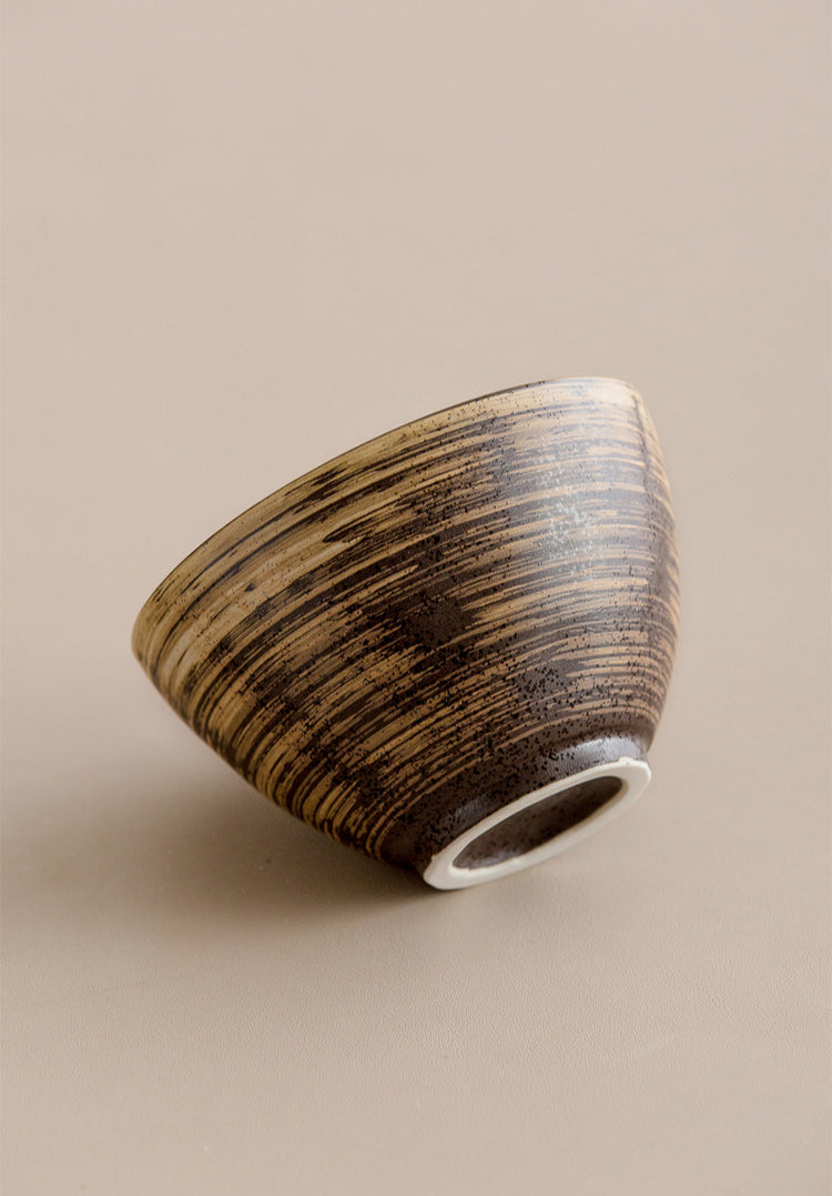 [Made in Japan] Gohobi Minoya Shino Glaze Hat Bowl