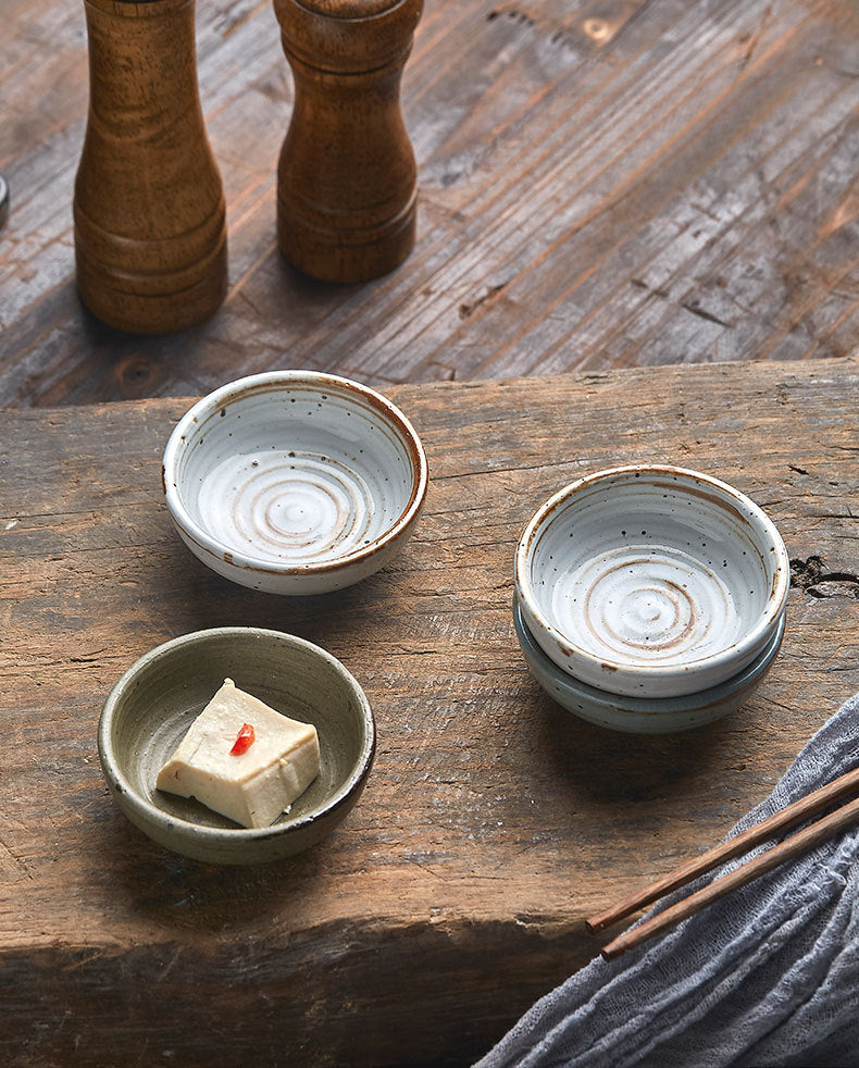 Gohobi Petite assiette à sauce de style japonais faite à la main