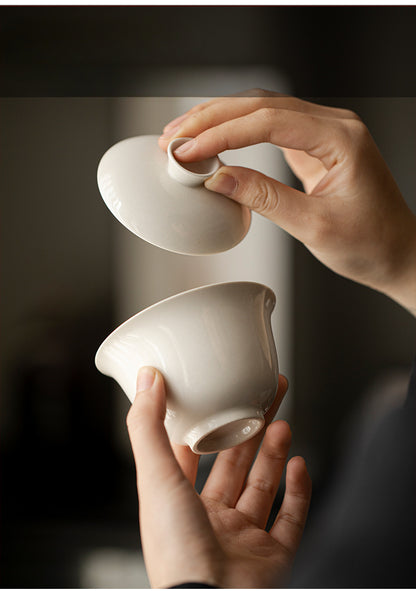 Gohobi Grass Wood Ash Glaze Large Gaiwan