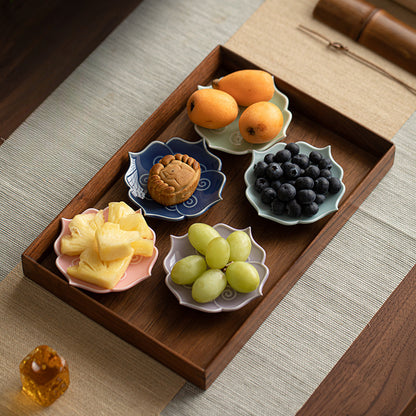 Gohobi Traditional Japanese Glazed Fruit Nuts Small Plate - Lianyun 012
