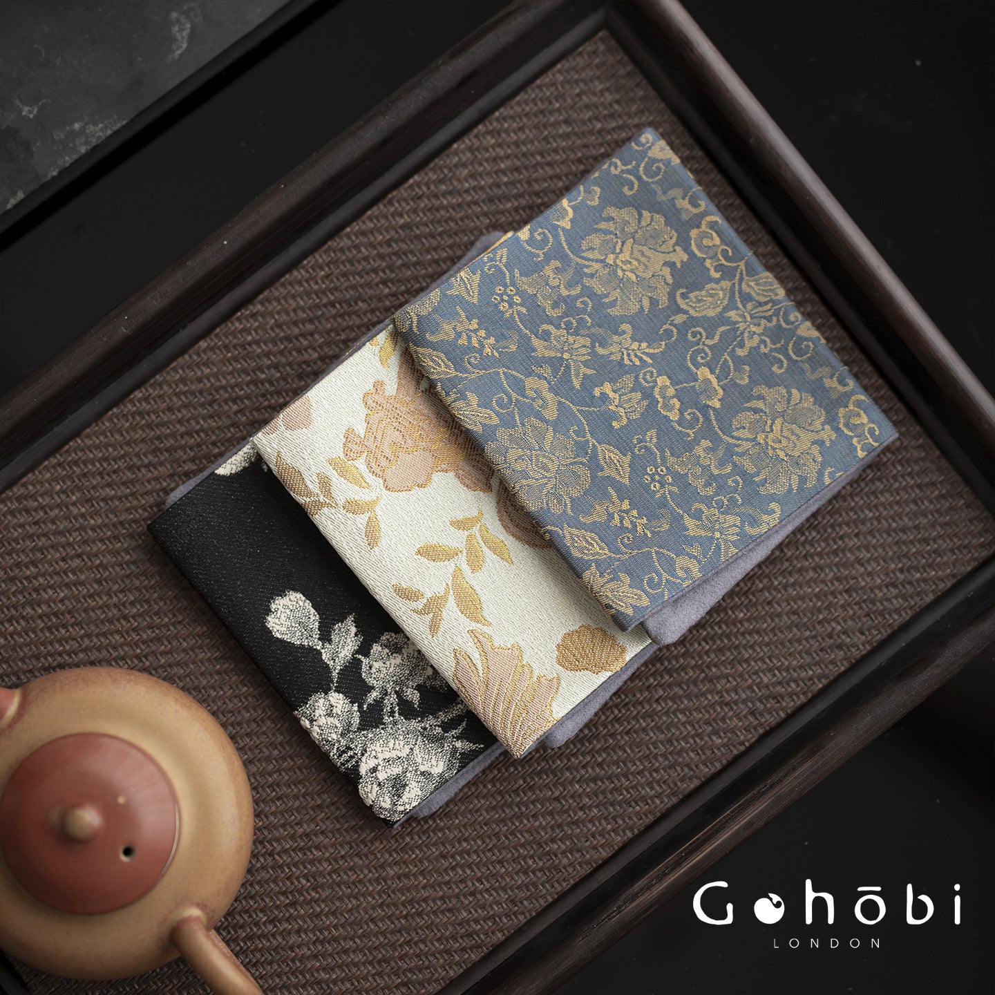 Gohobi Embroidered Tea Towel – Cotton Linen Absorbent Tea Cloth