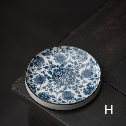 Gohobi Blue and White Ceramic Coaster