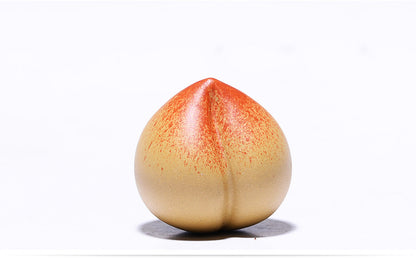 Gohobi Handmade Ceramic YiXing Clay Peach Ornament Tea pet