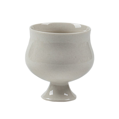Gohobi Wood Ash Glaze High Foot Teacup – Song Style Bergamot Gongfu Master Cup