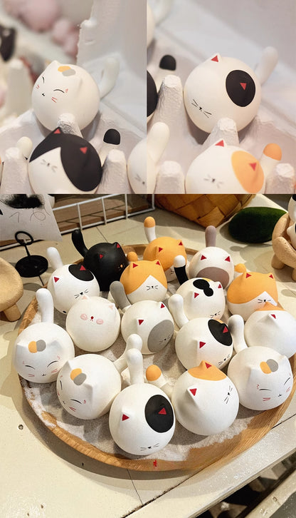Gohobi x Little Diary Handmade Ceramic Cat