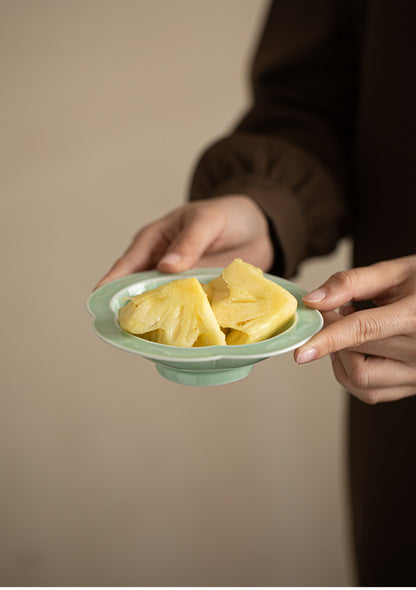 Gohobi, petite assiette de fruits glacés traditionnels japonais - Begonia Lotus 008