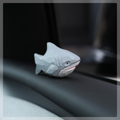 Gohobi Handcrafted Wooden Shark Ornament