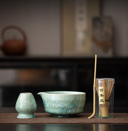 Gohobi Ceramic Matcha Set 044 Crystal Spout