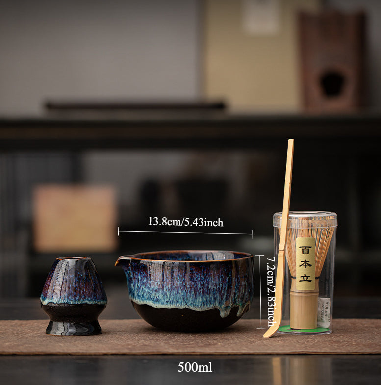Gohobi Ceramic Matcha Set 037 Starry Sky
