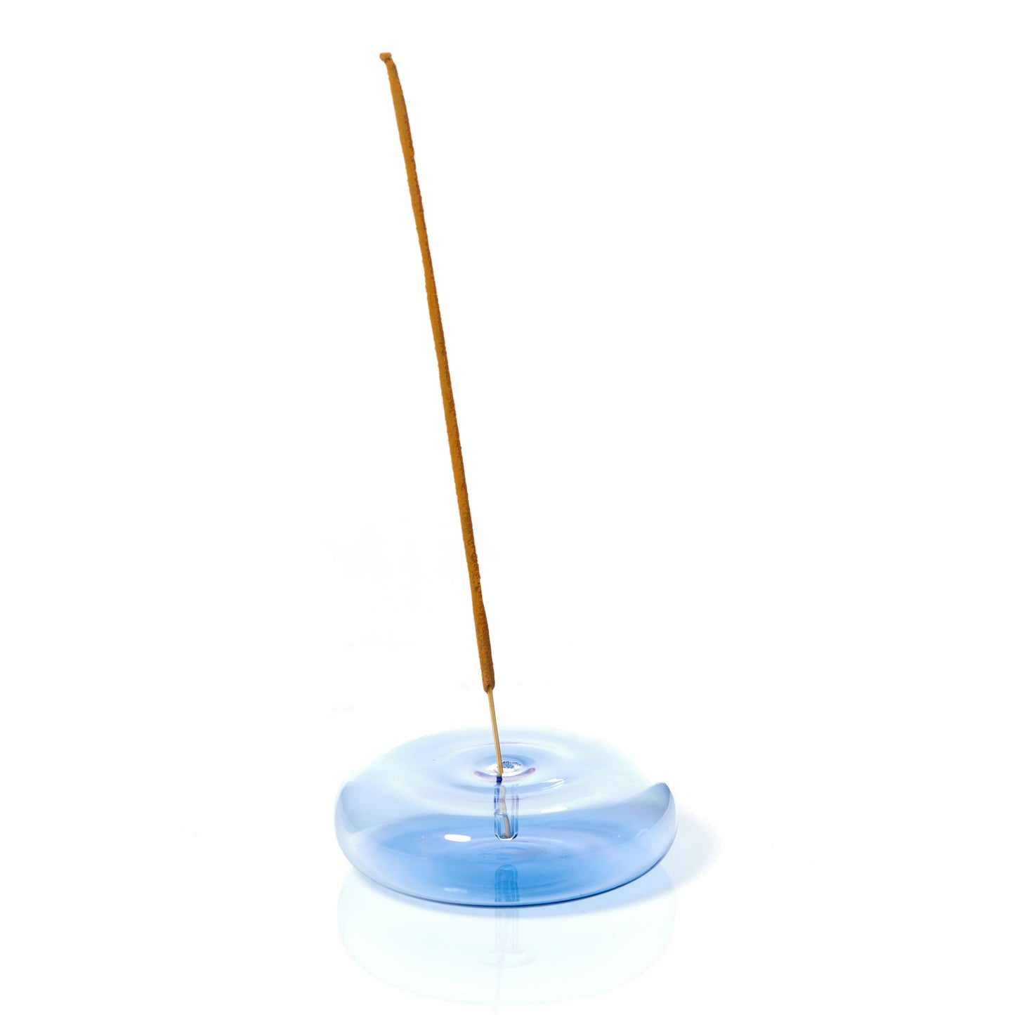 Gohobi x MÆGEN Dimple - Hand Blown Glass Incense Holder Blue