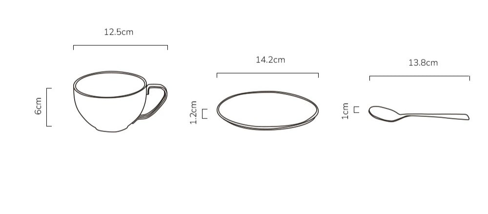 Gohobi Matte Double-Wall Stainless Steel Coffee Cup Set