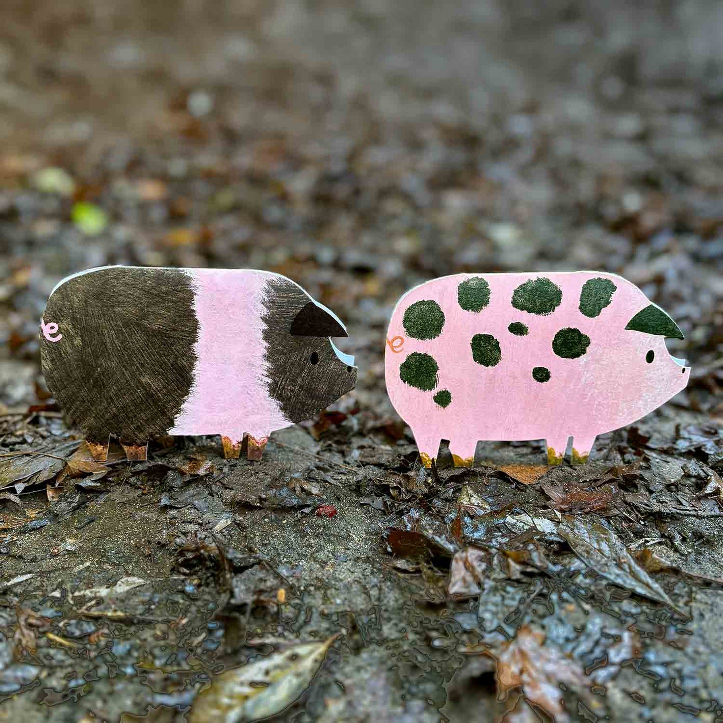 Mortlake Papers Spotty Pig Birthday Card | Foodie Gift | Farm Animal Card | Greeting Card [Made in the UK]