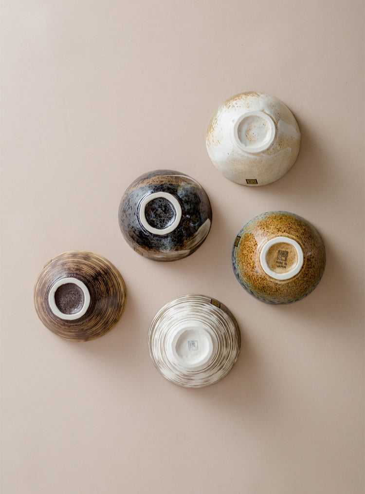 [Made in Japan] Gohobi Minoya Shino Glaze Hat Bowl