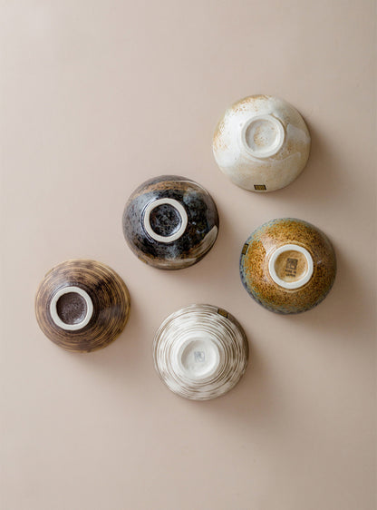 [Made in Japan] Gohobi Minoya Shino Glaze Hat Bowl