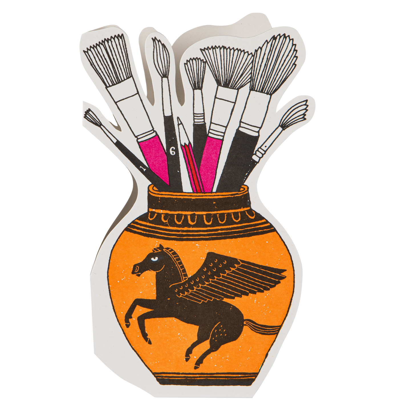 Gohobi x Archivist Gallery The Artists Pot | Letterpress Cards | Cut-out Cards [Made in the UK]