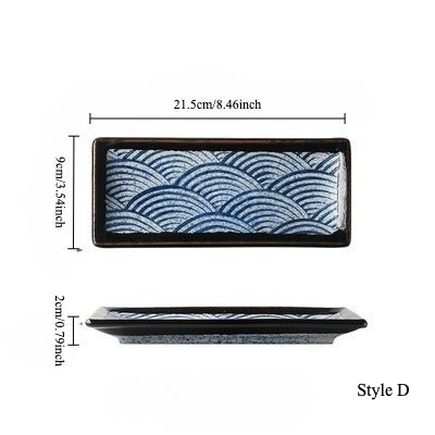 Gohobi Wave Pattern Rectangular Plate