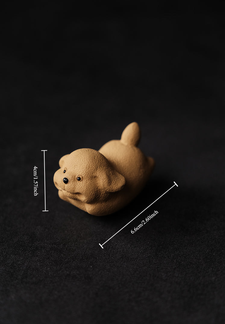 Gohobi Animals Yixing Clay Purple Sand Tea Pet Ornament