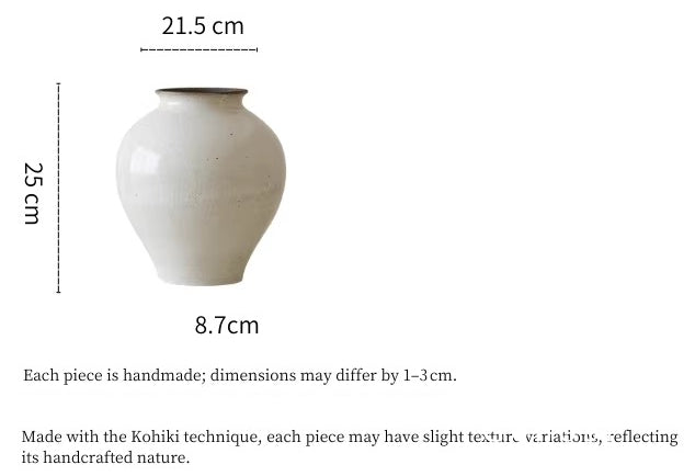 Gohobi Japanese-style Wabi Sabi Handmade Zen Large Vase 013