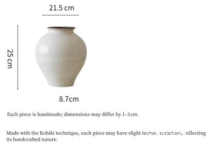 Gohobi Japanese-style Wabi Sabi Handmade Zen Large Vase 013