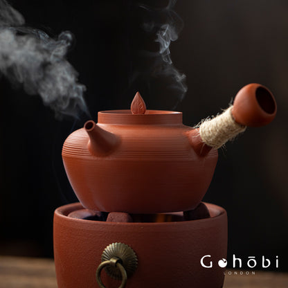 Gohobi Chaoshan Sand Pot Tea Set – Household Carbon Stove & Japanese Side Handle Teapot