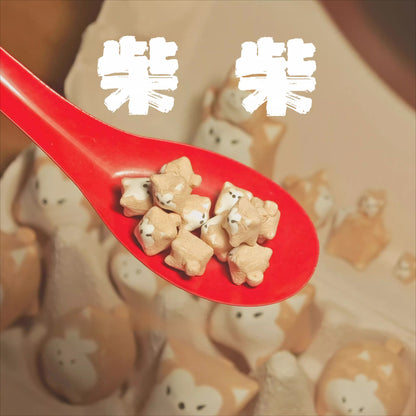 Gohobi x Little Diary Handmade Ceramic Akita Shiba Inu Dog