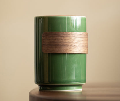 Gohobi Japanese Style Ice Grey and Green Tea Cup 001