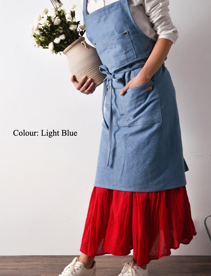 Gohobi Nordic Denim Kitchen Apron
