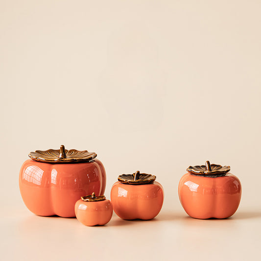 Gohobi Persimmon Shaped Food Container Storage