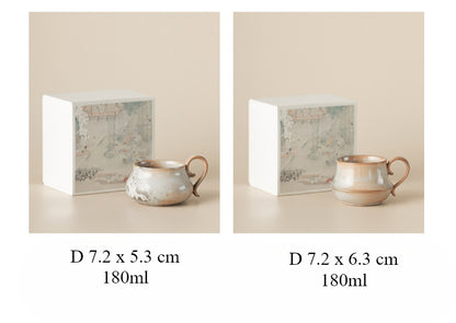 Gohobi Japanese Handmade Shino Mug Coffee Cup