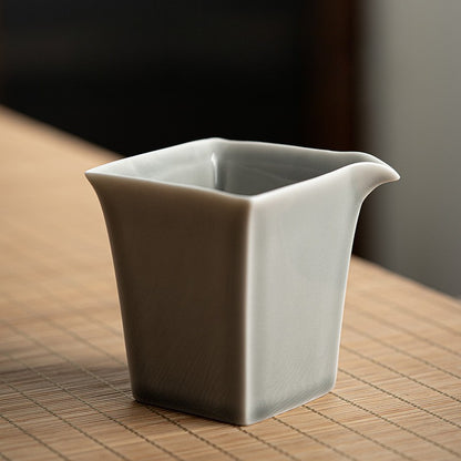 Gohobi Japanese Style Ice Grey and Green Pitcher 001