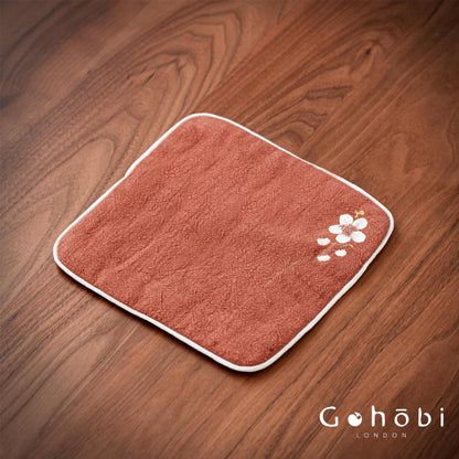 Gohobi Handmade Cotton Linen Tea Towel – Japanese Style Absorbent Zen Tea Cloth