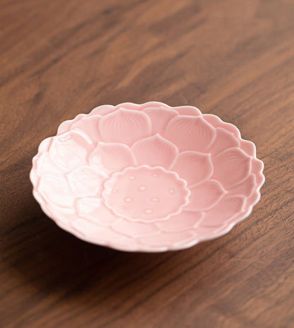 Gohobi, petite assiette de fruits glacés japonais traditionnels - Lotus 011