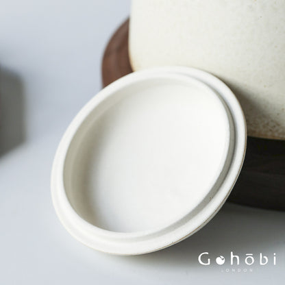 Gohobi Firewood Shino Beam Pot – Handmade 1L Ceramic Teapot