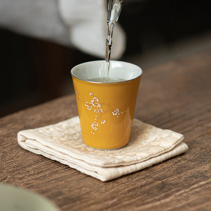 Gohobi Ming Yellow Handcrafted Tea Cup