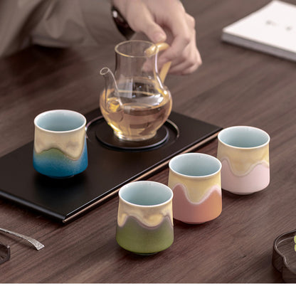 Gohobi Colourful Mountain Tea Cup Set 002