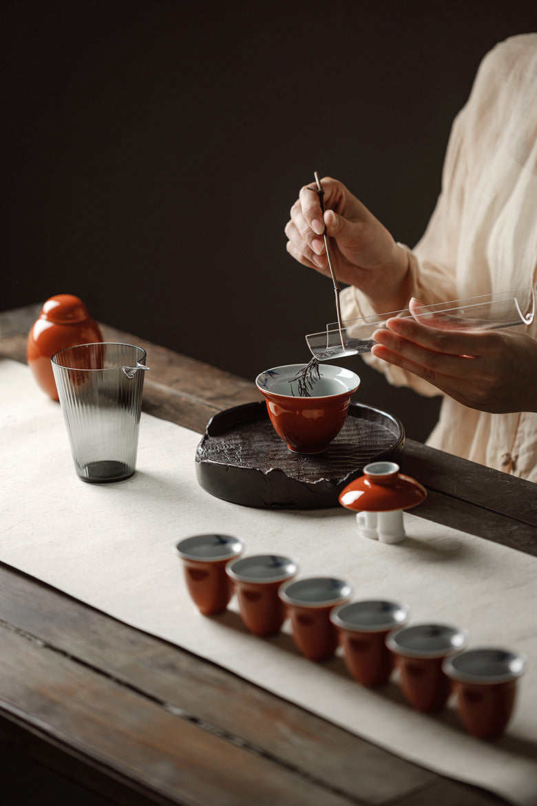 Gohobi Ceramic Mini Tea Container