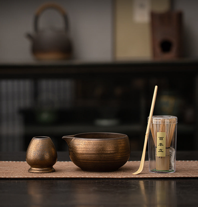 Gohobi Ceramic Matcha Set 034 Vintage Colour