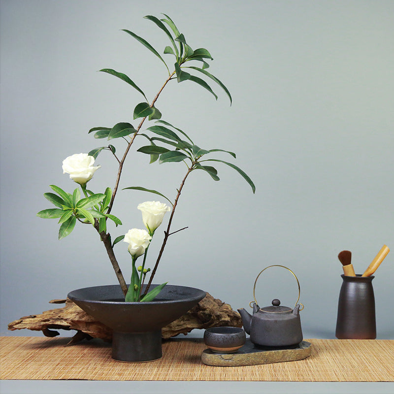 Gohobi Grand vase Ikebana de style japonais 004