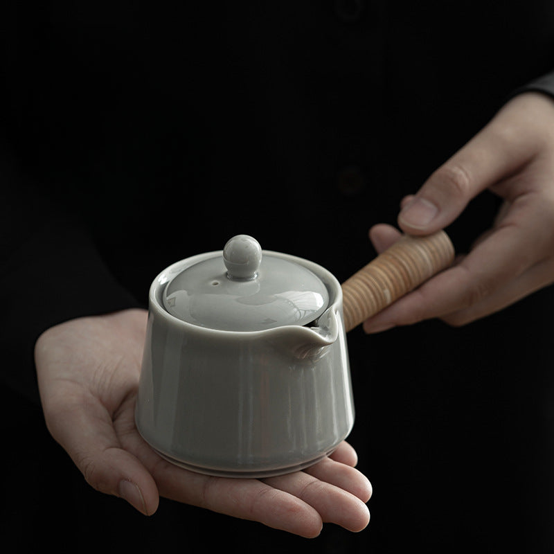 Gohobi Japanese Style Ice Grey Teapot 001