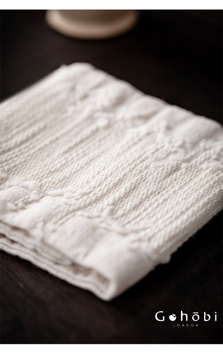 Gohobi Cotton Tea Towel – Thick Absorbent Teapot Cloth and Heat Insulation Tea Coaster