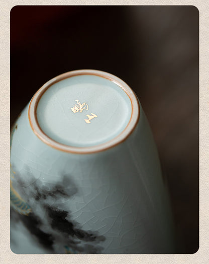 Gohobi Celestial Flow Ru Kiln Dragon Fairness Pitcher