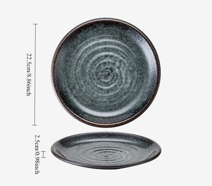 Gohobi Made in Japan Mino Ware Wabi-Sabi Plate – Ceramic Side Plate [Made in Japan]